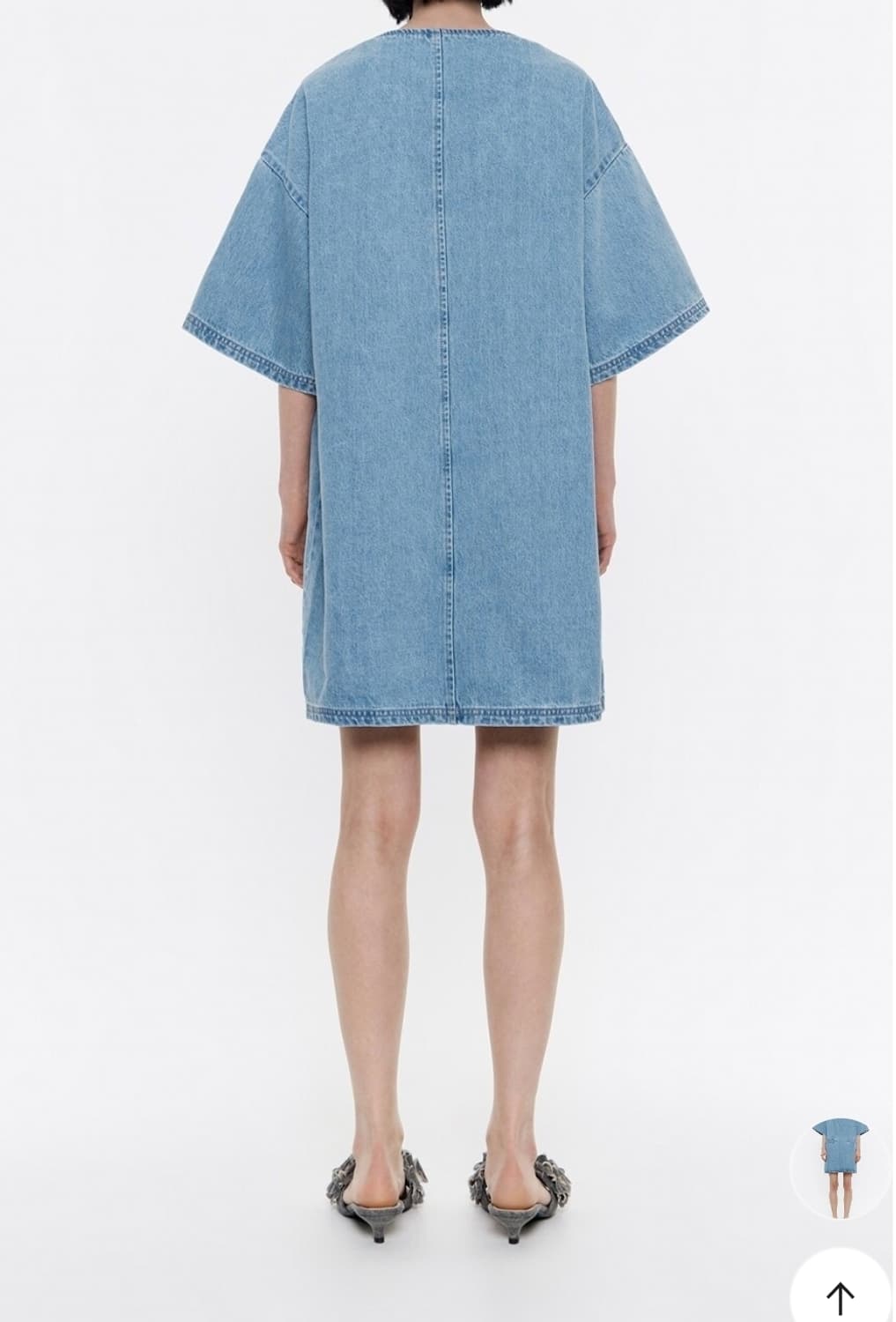 BIMBA Y LOLA 숏 블루 데님 드레스 상품이미지2