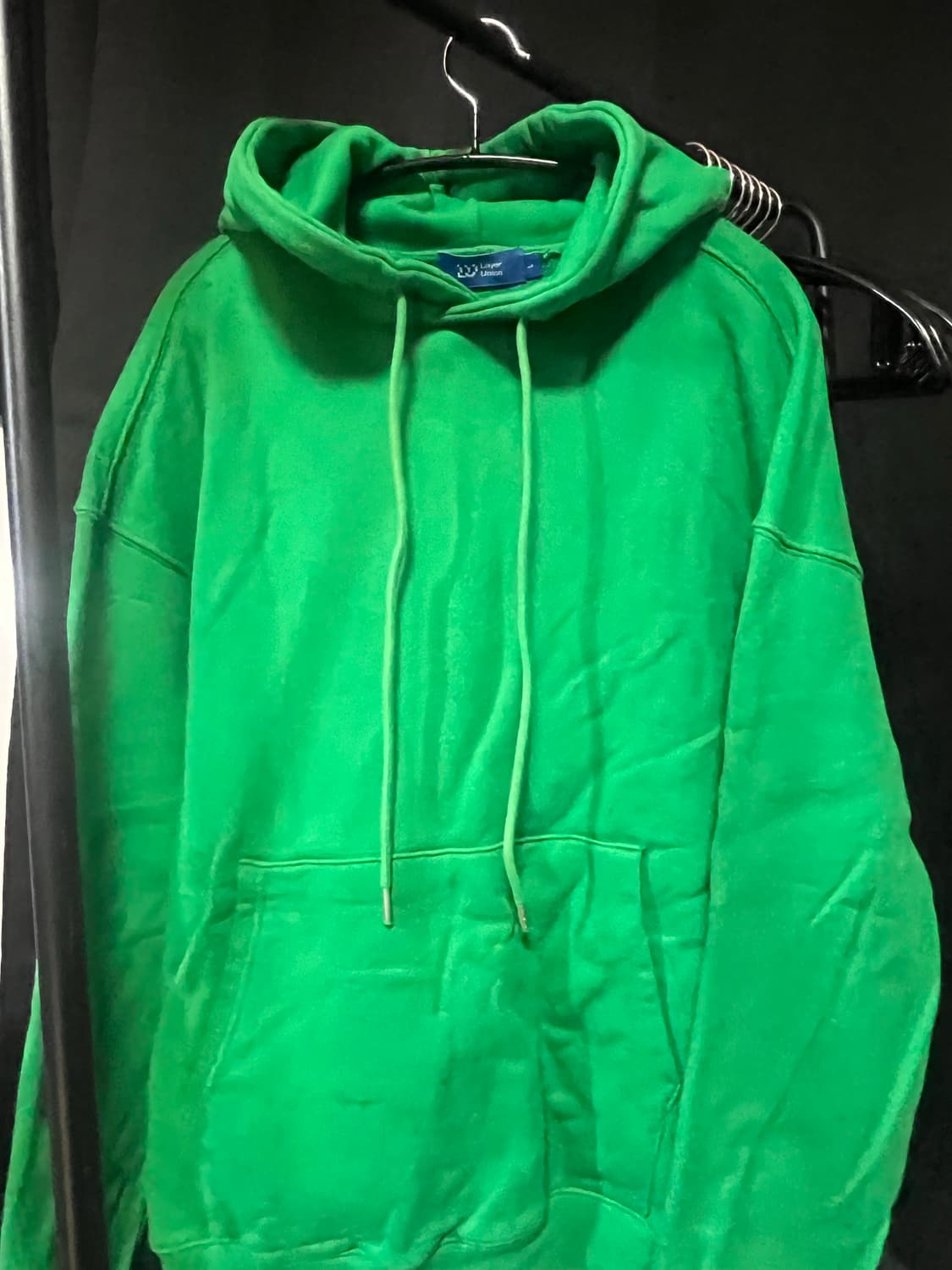 초록색 후드티 XL 상품이미지1