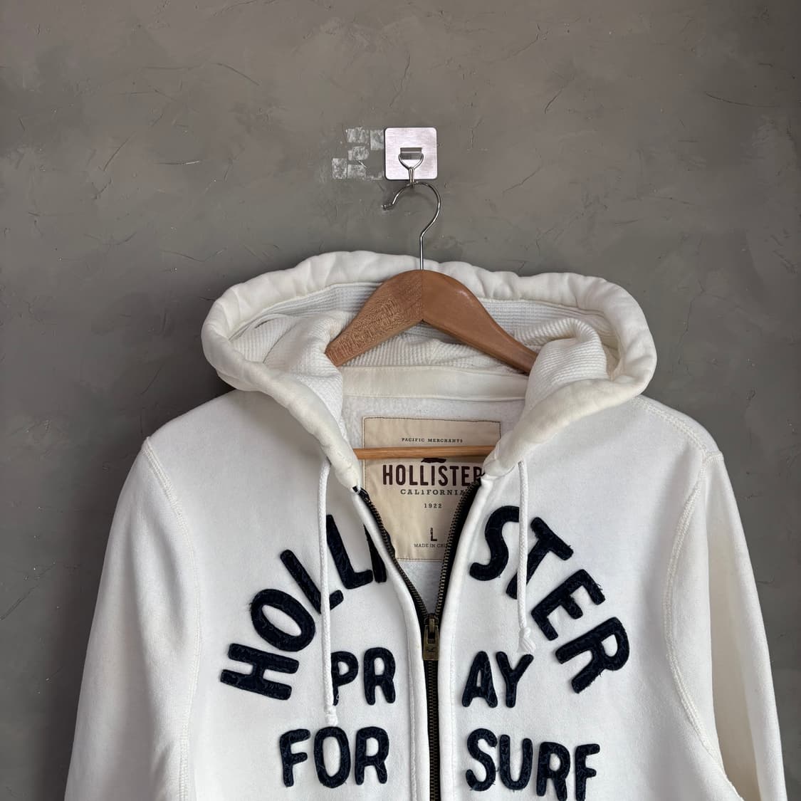 홀리스터 후드집업 화이트 상품이미지2