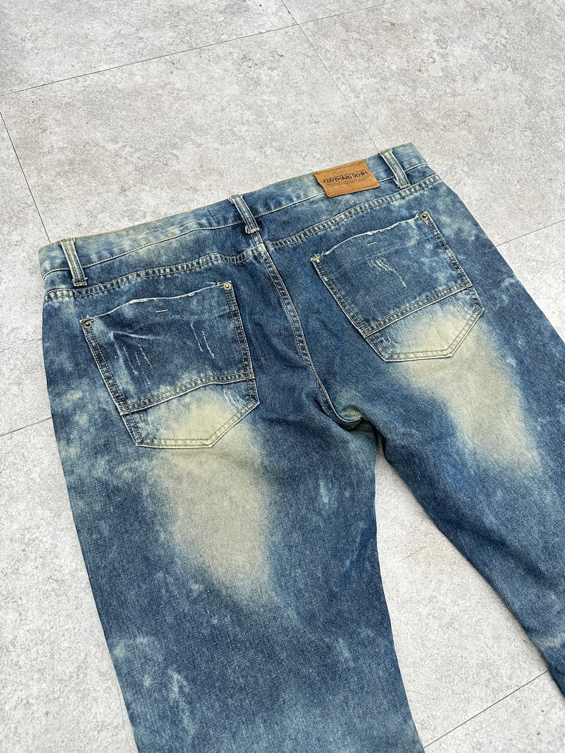 NONE vintage bleach washing denim 상품이미지10