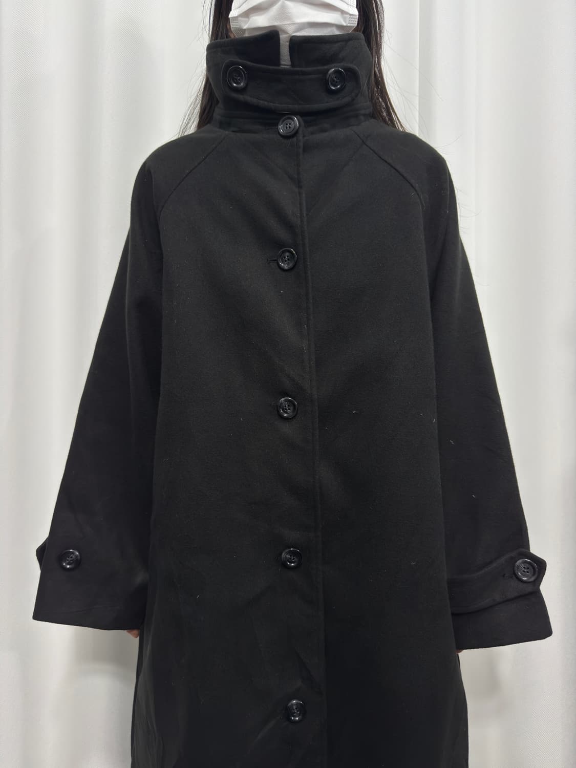 nuelu button maxi coat 상품이미지5