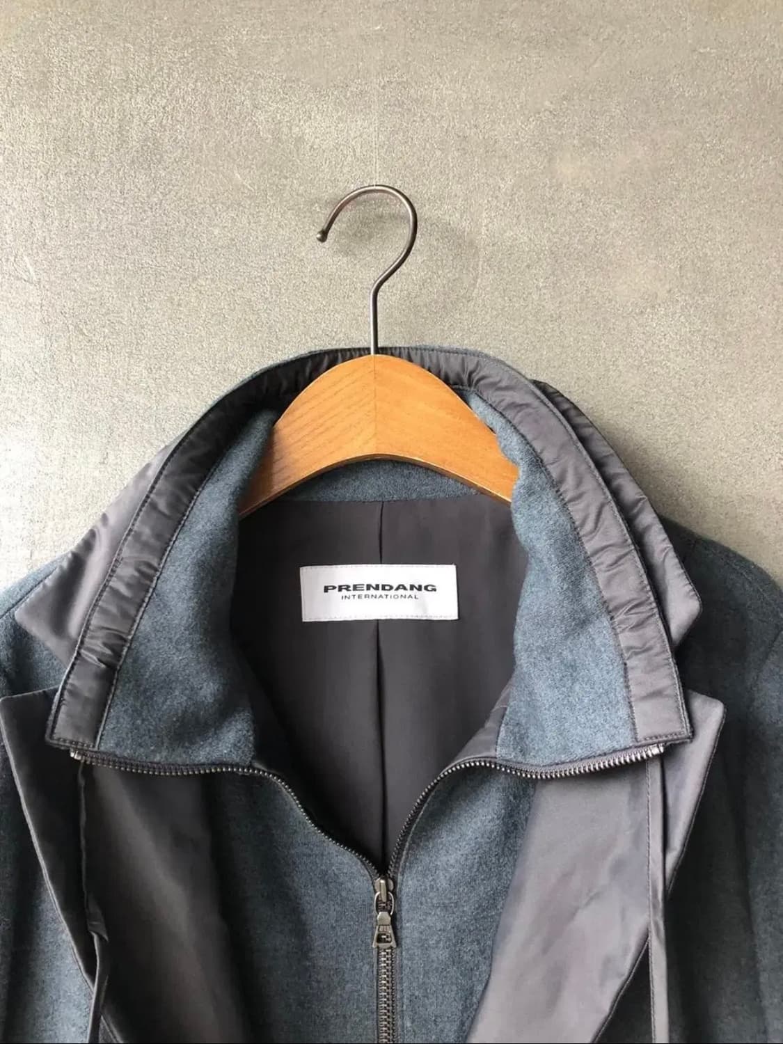 쁘렝땅 울 레이어드 자켓 점퍼 상품이미지4