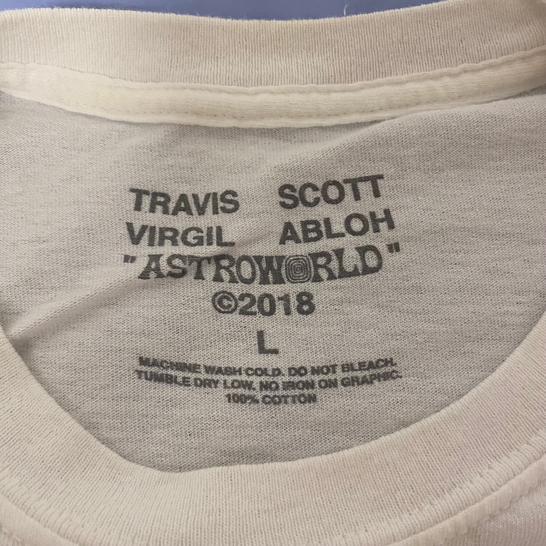 트래비스스캇 아스트로월드 반팔 L 상품이미지6