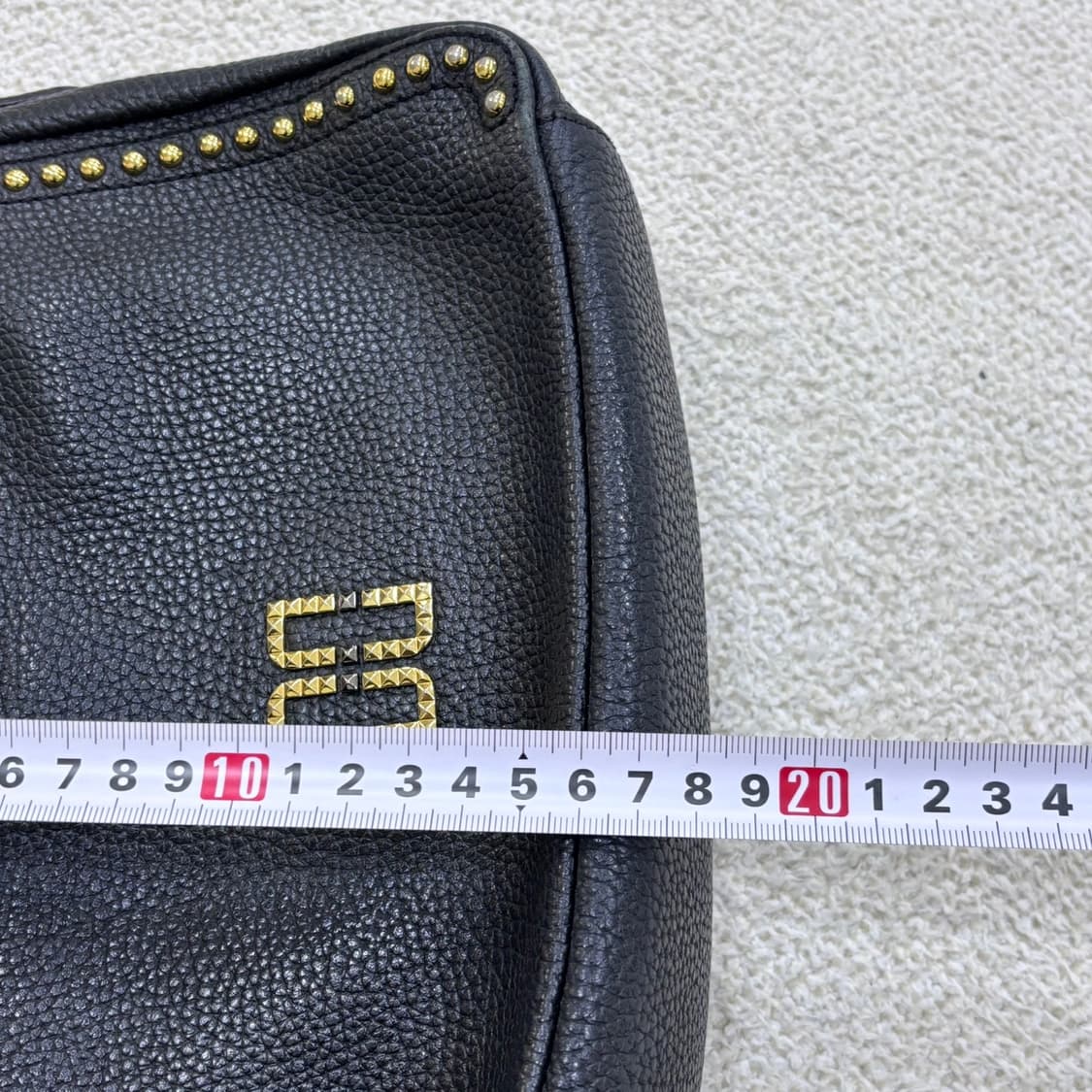 F 닥스 로고 포인트 가죽 숄더백 0407E2 상품이미지6