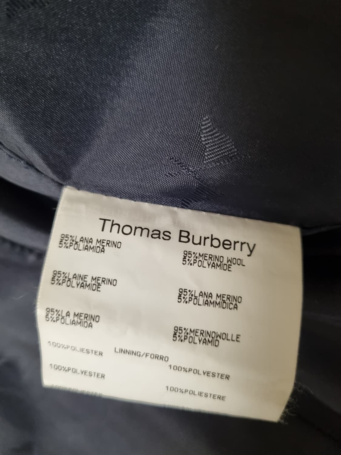 토마스 버버리 울자켓 상품이미지4