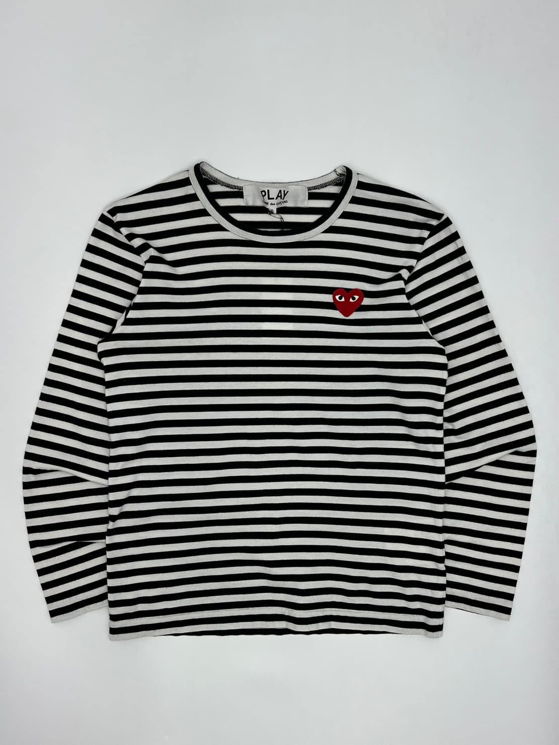 꼼데가르송 스트라이프 긴팔 티셔츠 상품이미지1