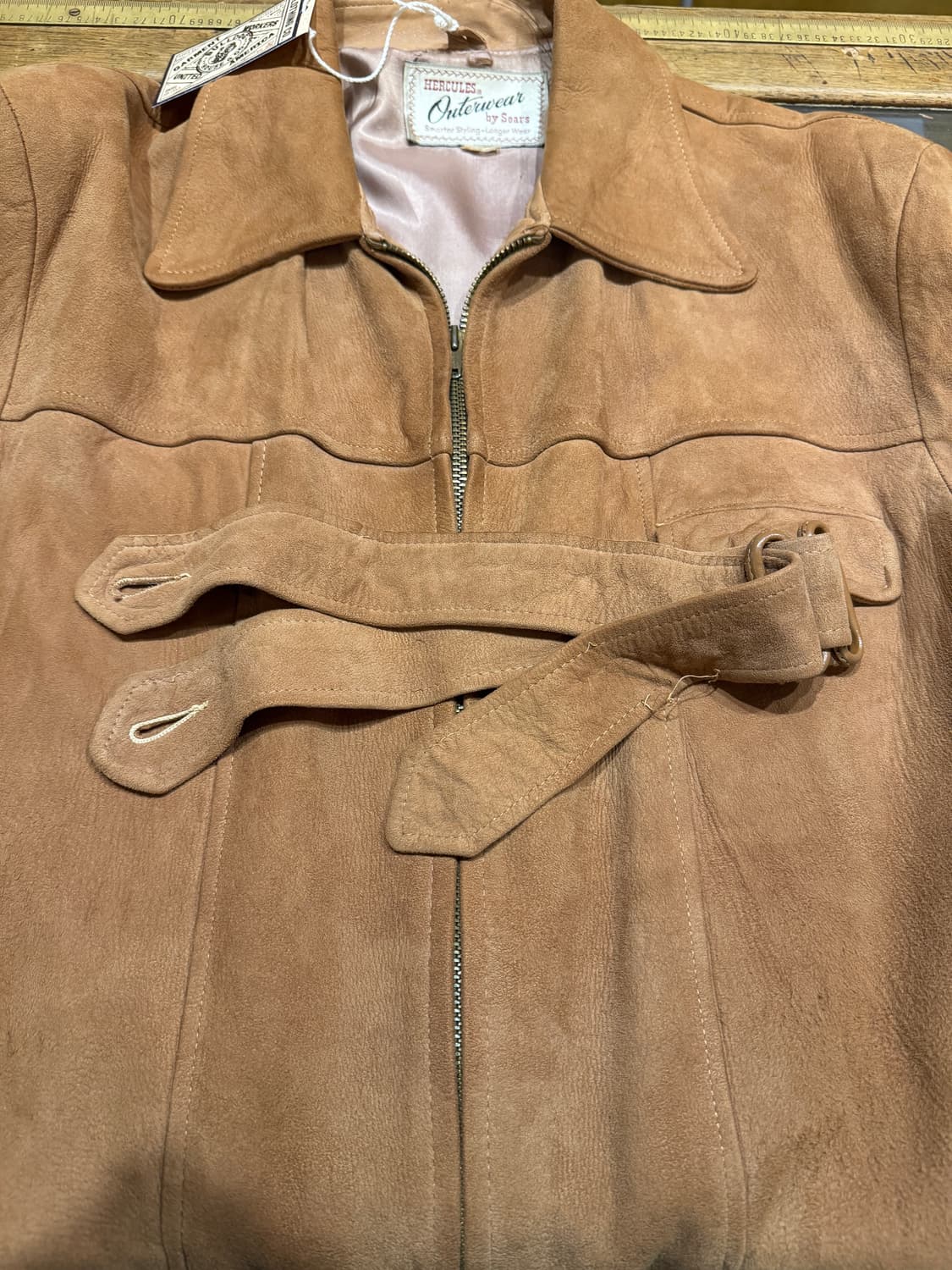 50s Hercules 사슴가죽 스웨이드 스포츠 자켓 (42) 상품이미지6