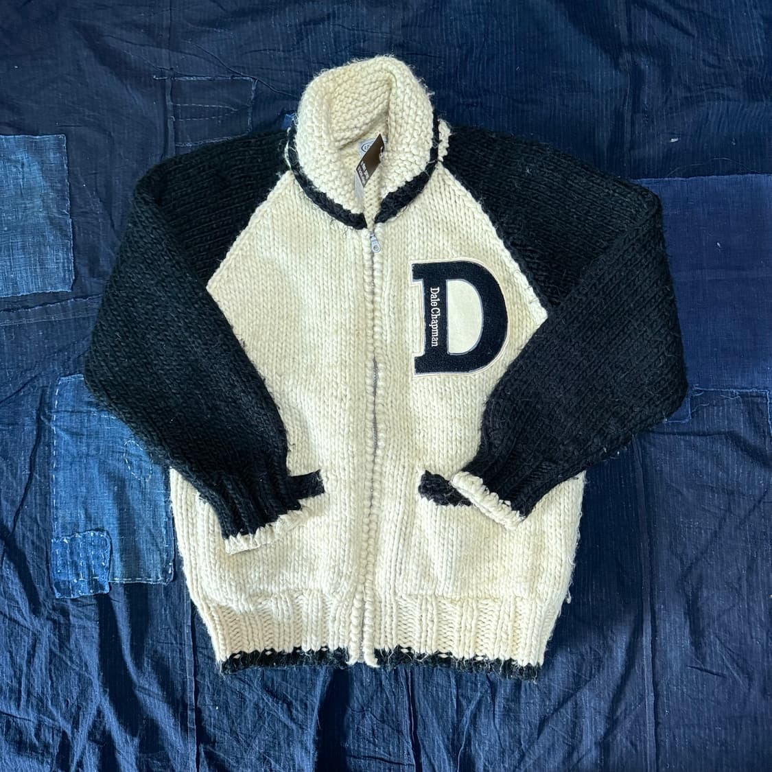 채프먼 Dale Chapman 패치 코위찬 스웨터 F 상품이미지1