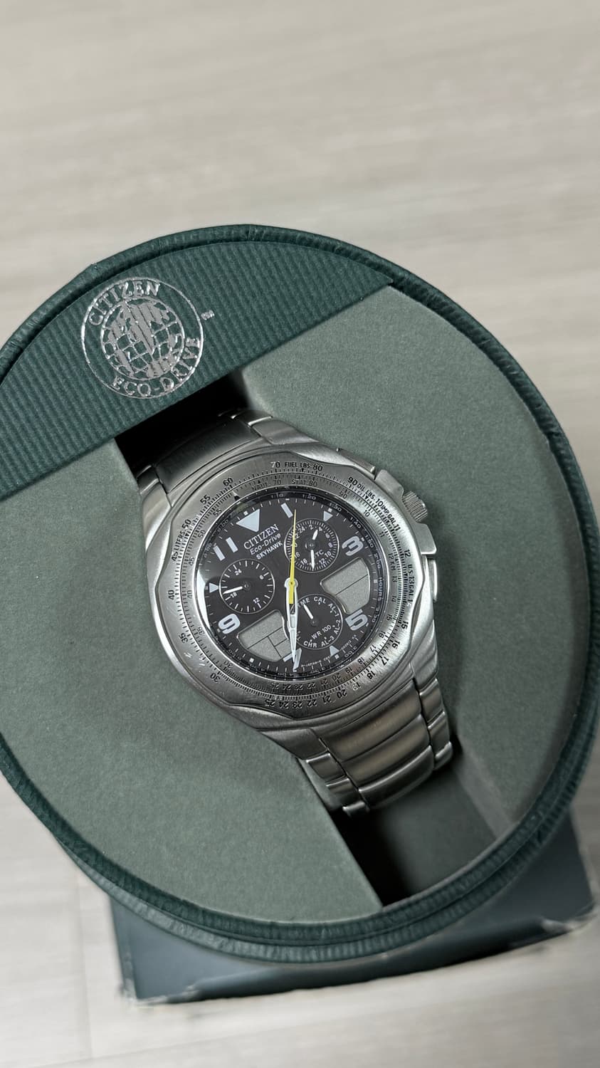 시티즌 Citizen Eco-Drive Skyhawk 스키이호크 1세대 상품이미지4