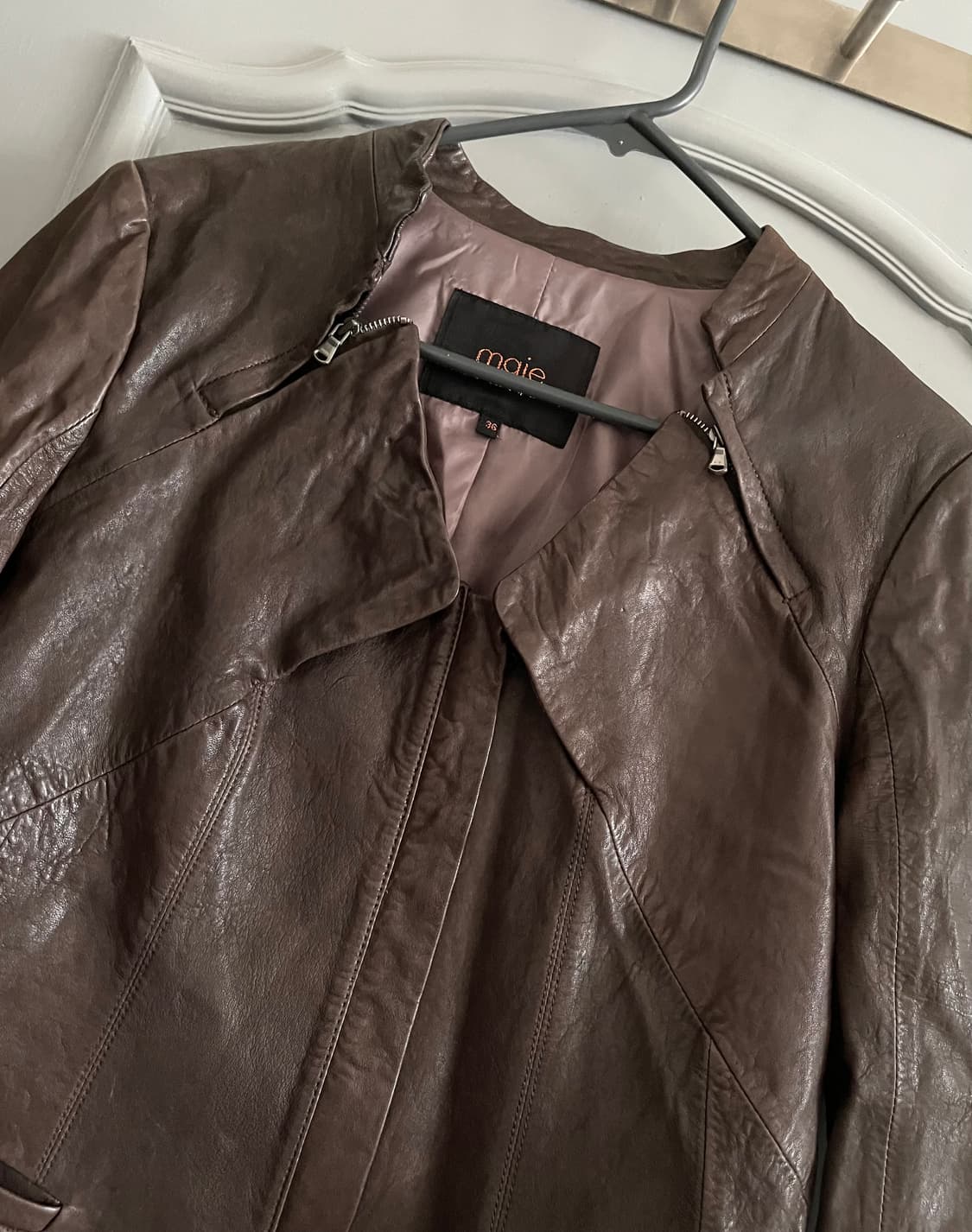 마쥬 양가죽 자켓 36사이즈 상품이미지2
