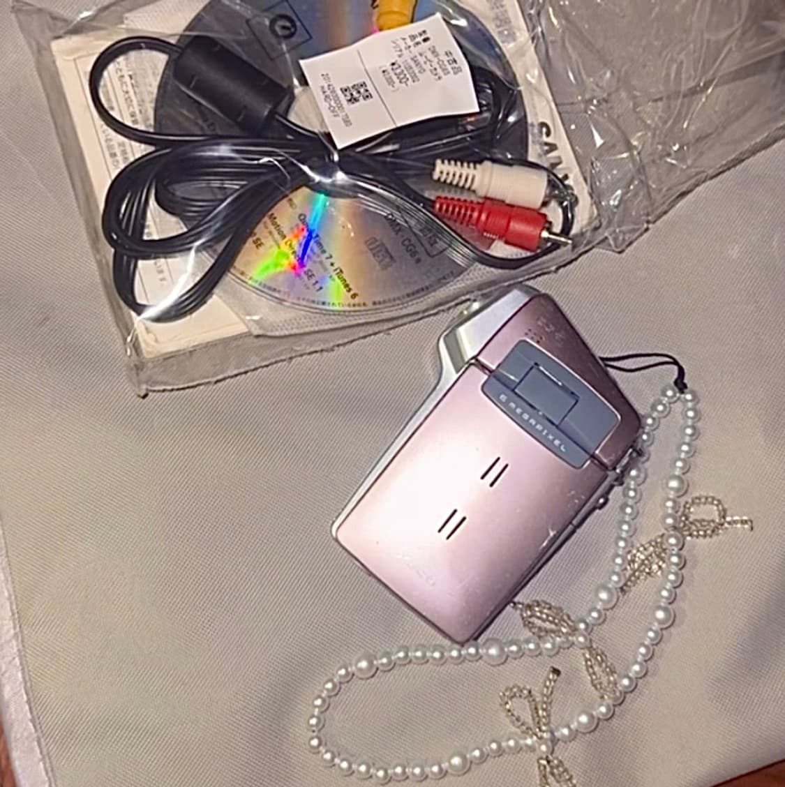 산요 작티 cg6 핑크 디카 캠코더 건타입 디지털카메라 상품이미지1