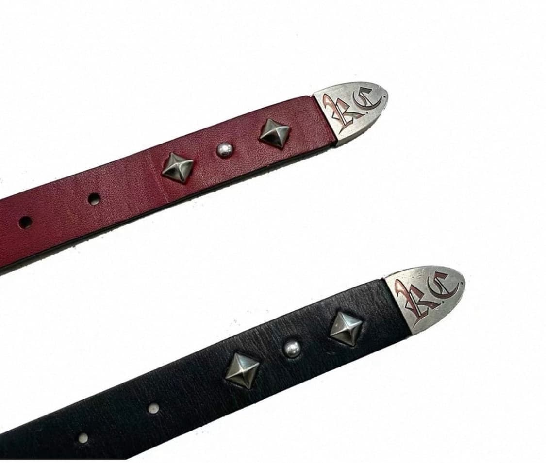 Smoked Metal Scorpion Leather Belt 상품이미지5