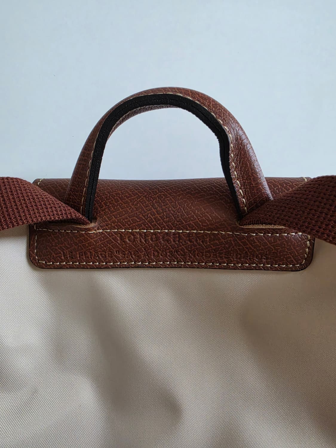 롱샴 백팩 페이퍼 M사이즈 상품이미지4