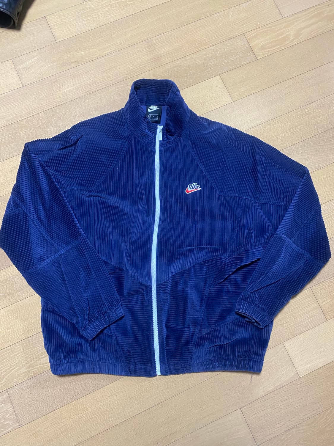 나이키 nsw 윈드러너 자켓 네이비 바람막이 골지 코듀로이 XL 상품이미지1