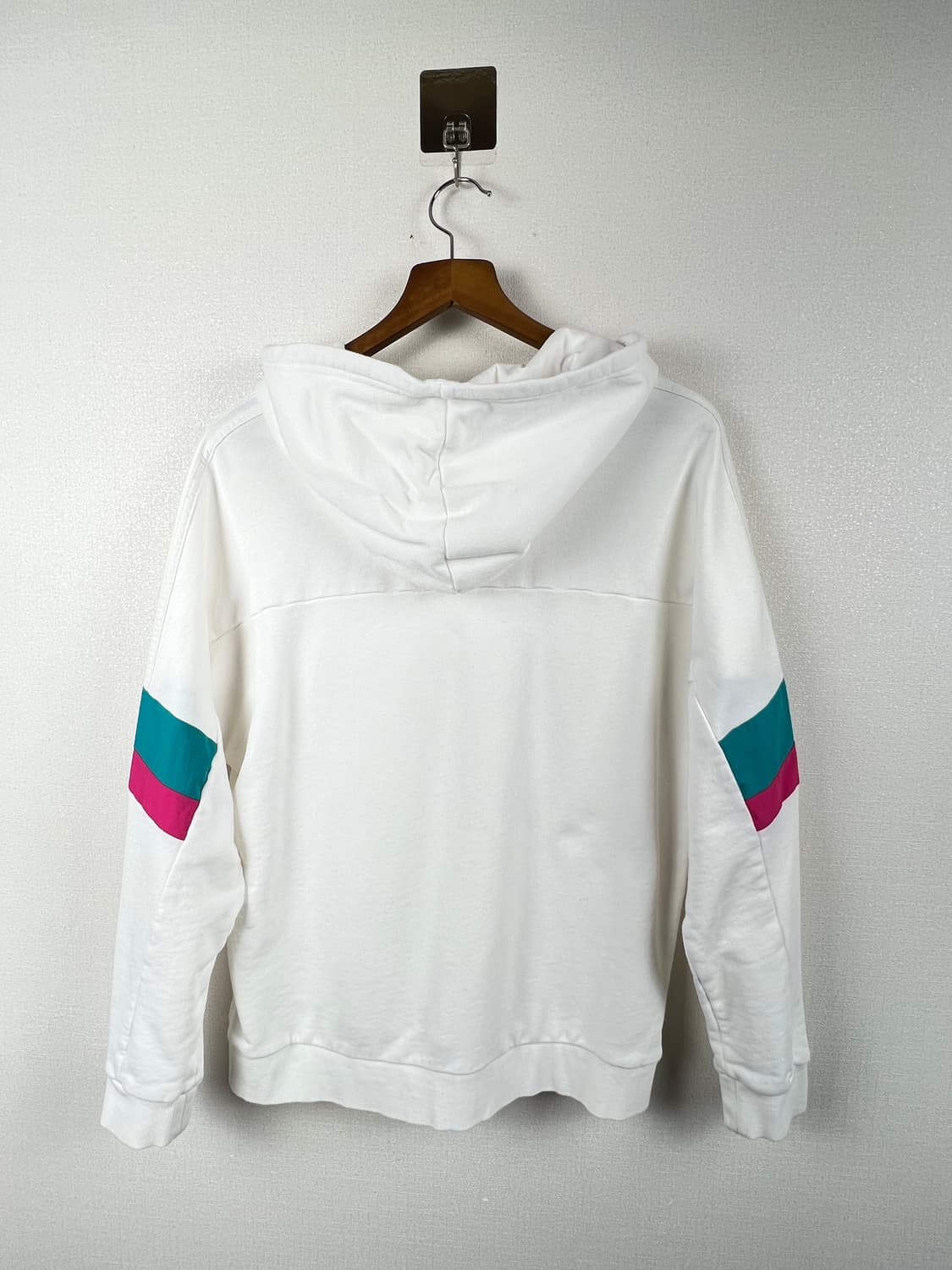 아디다스 여성 보이프렌드 후디 화이트 M 상품이미지3