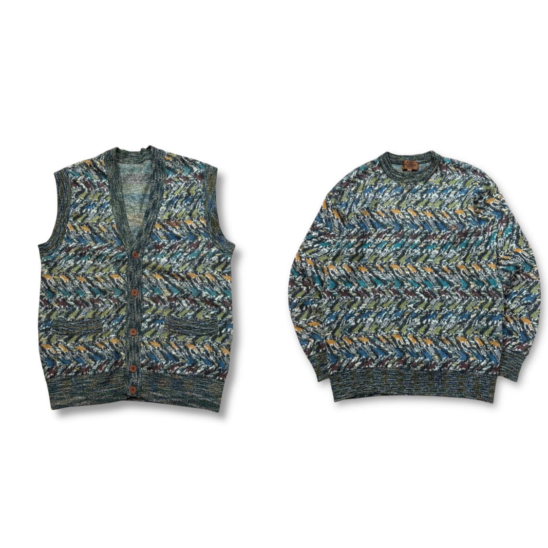 블랙 미쏘니 스포츠 앙상블 니트 셋업  상품이미지1