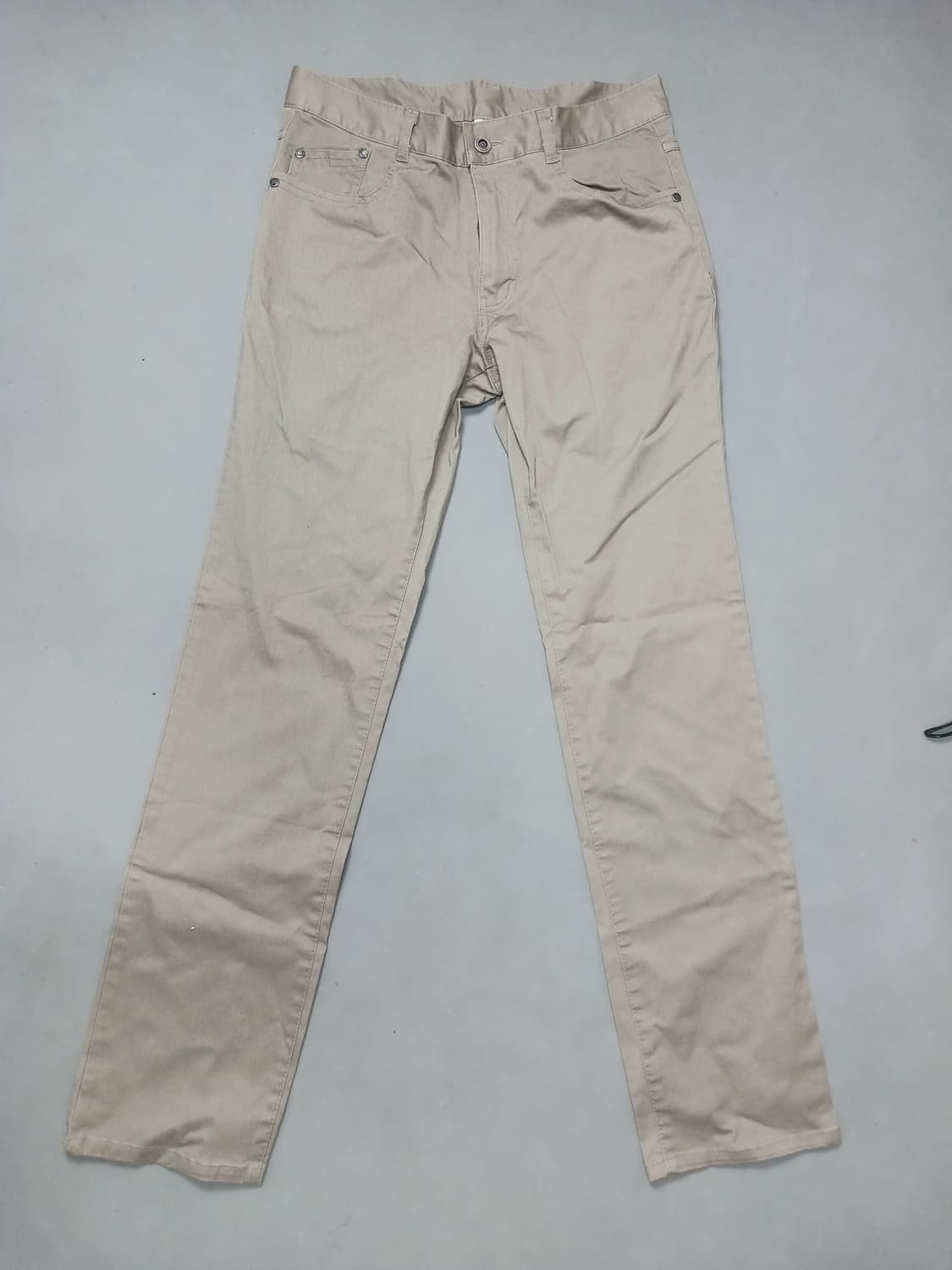 [31] 스타일진스 베이지 슬림 스트레이트핏 치노 팬츠 상품이미지1