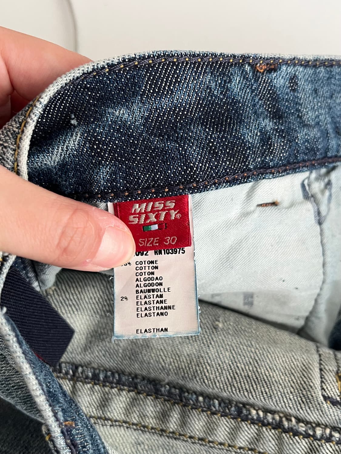 30) 미스식스티 빈티지 데님 청바지 상품이미지7