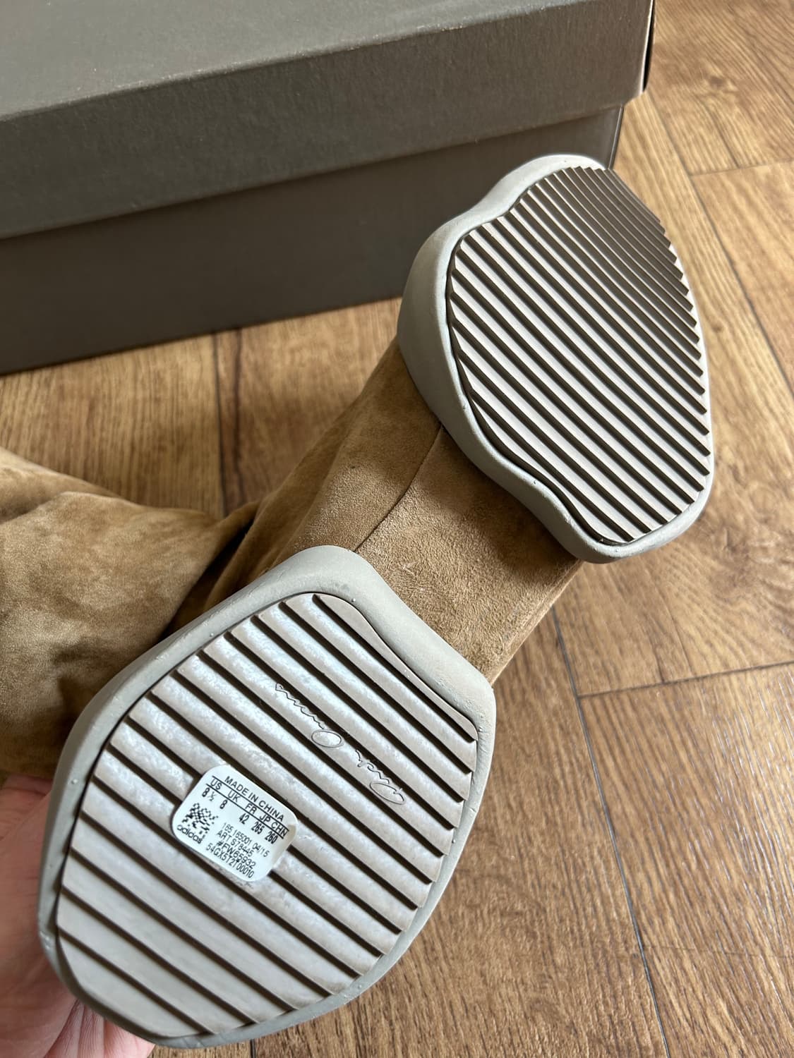 릭오웬스 아디다스 러너 삭스 하이 상품이미지5