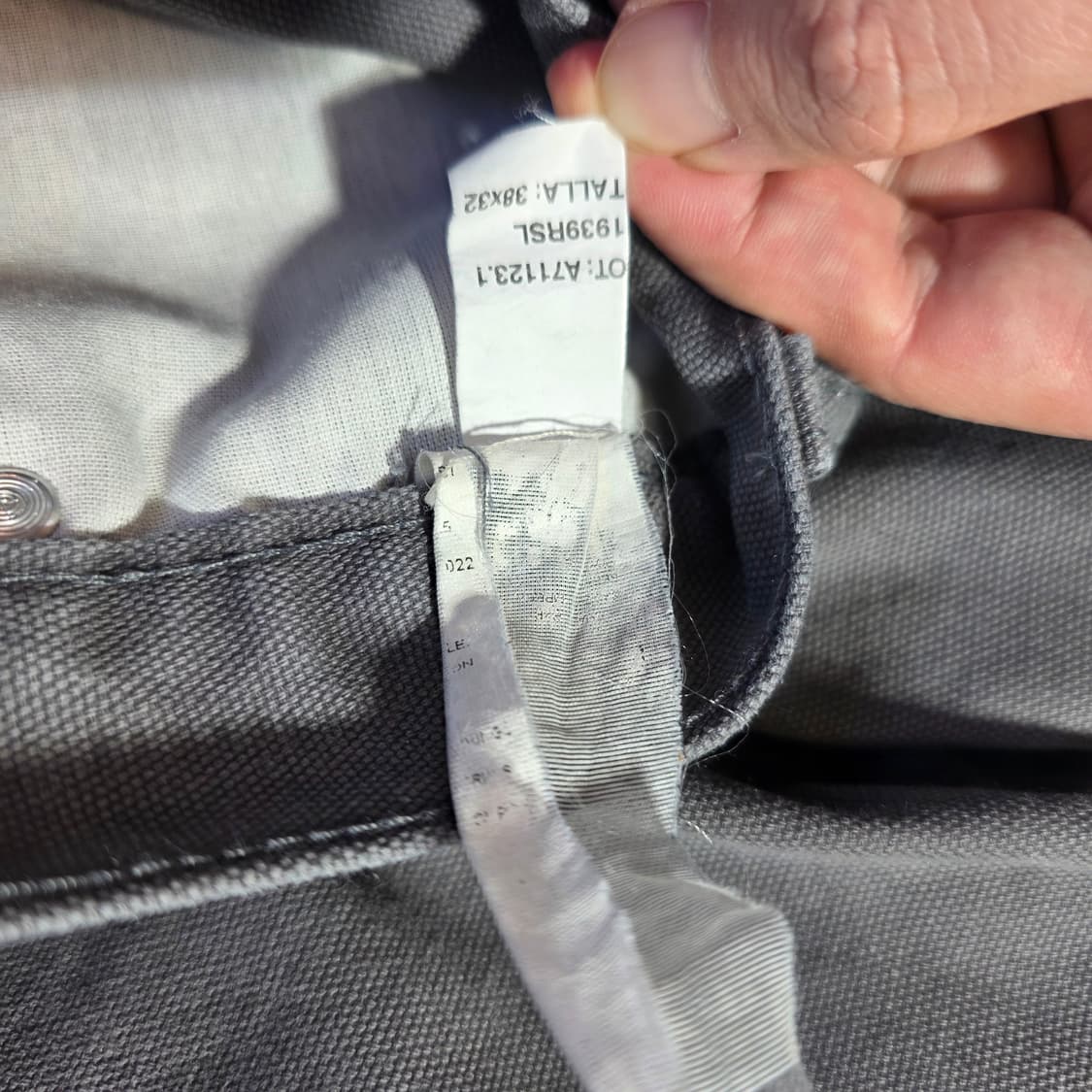 [38X32]디키즈 그레이 카펜터 워크팬츠 상품이미지5