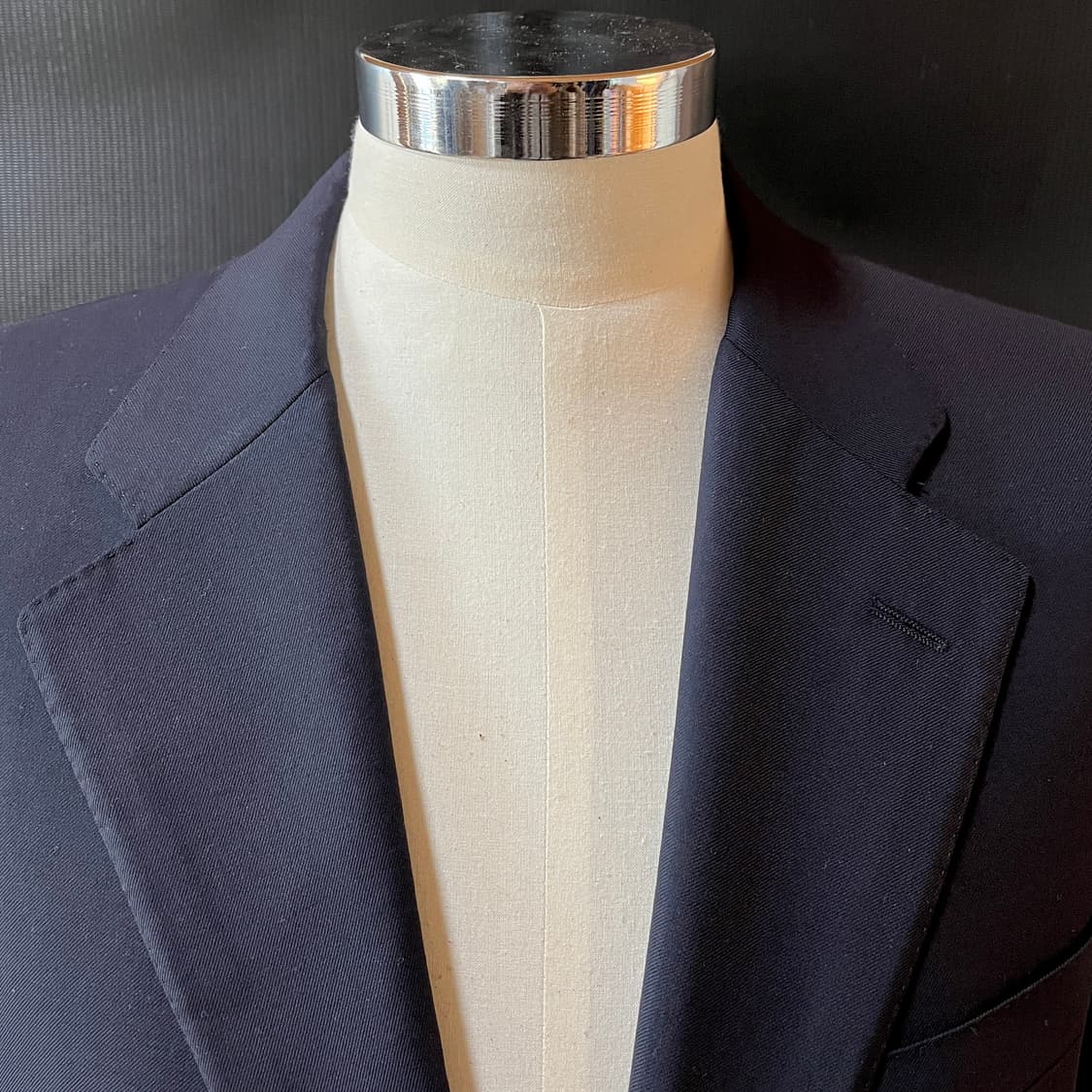 카날리 이태리 네이비 울 자켓   상품이미지6