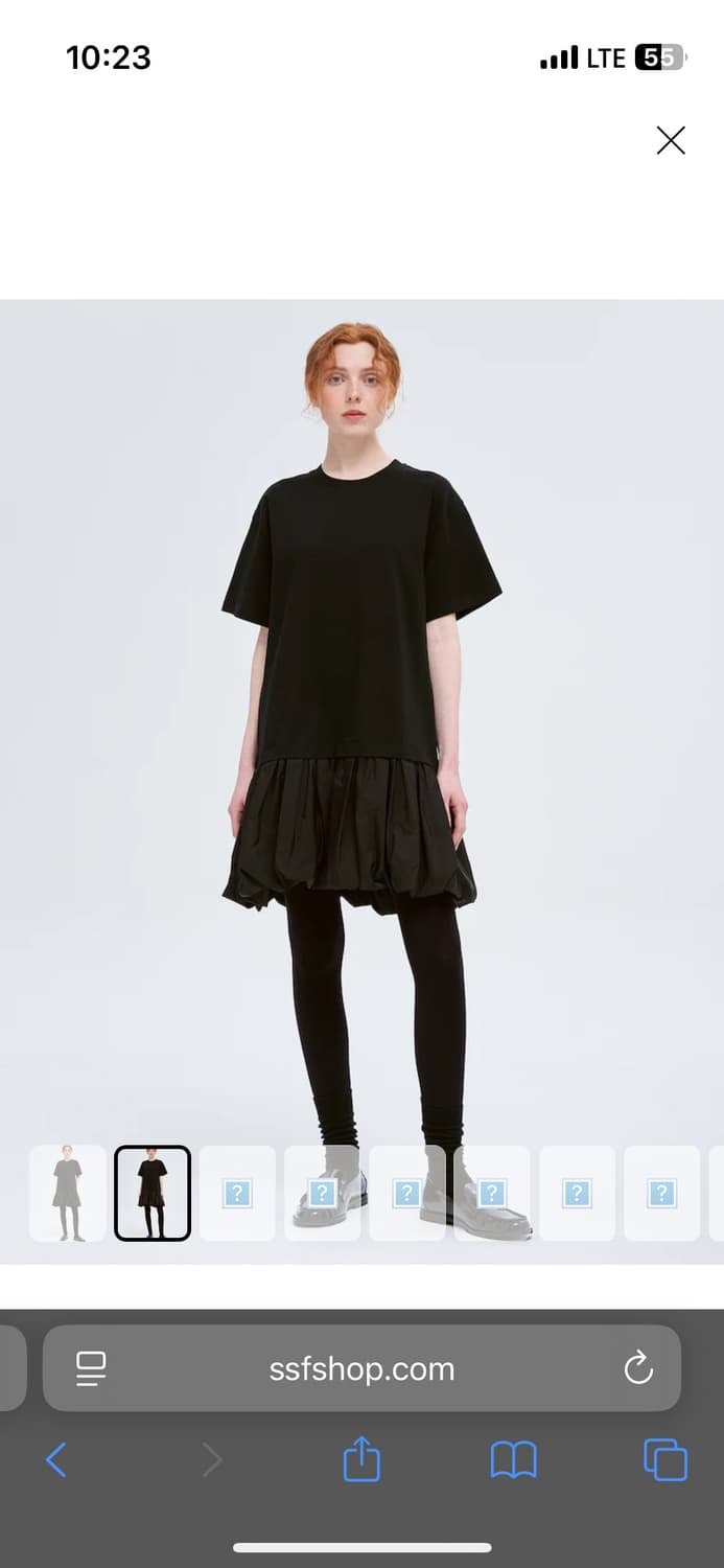 Sea ny 씨뉴욕 블랙 버블 드레스 상품이미지1