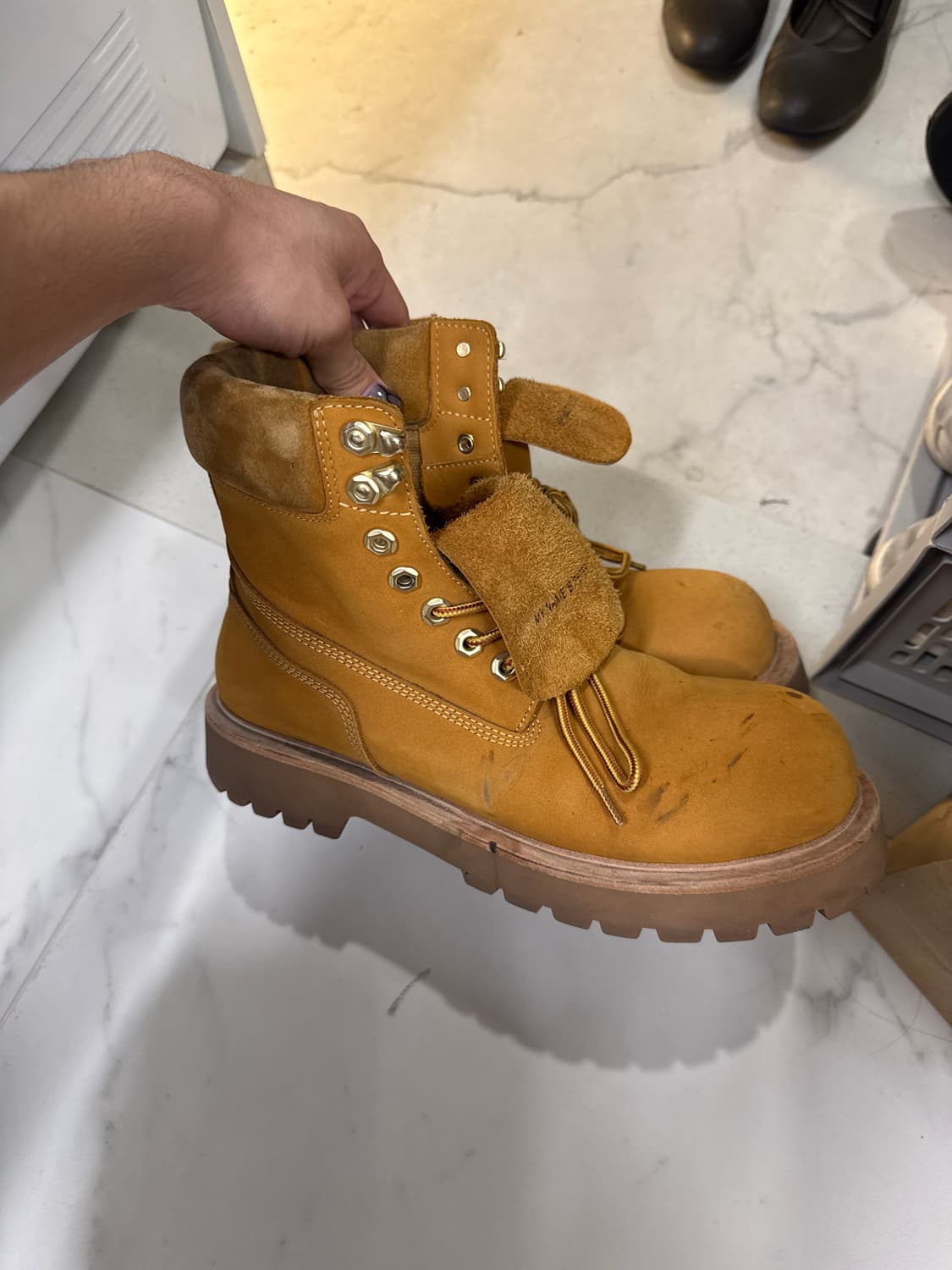 킨치 x 마이네임이즈피터샵 부츠 상품이미지2