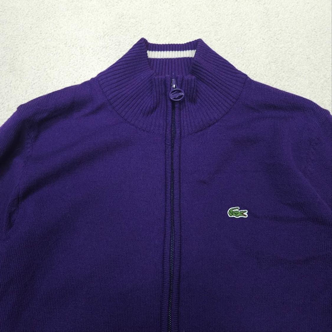 라코스테 울 니트 집업 38 상품이미지3