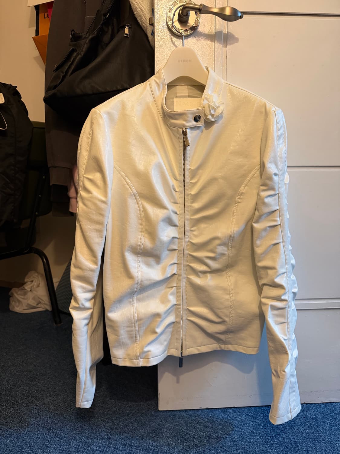 나체 셔링 레더자켓 상품이미지4