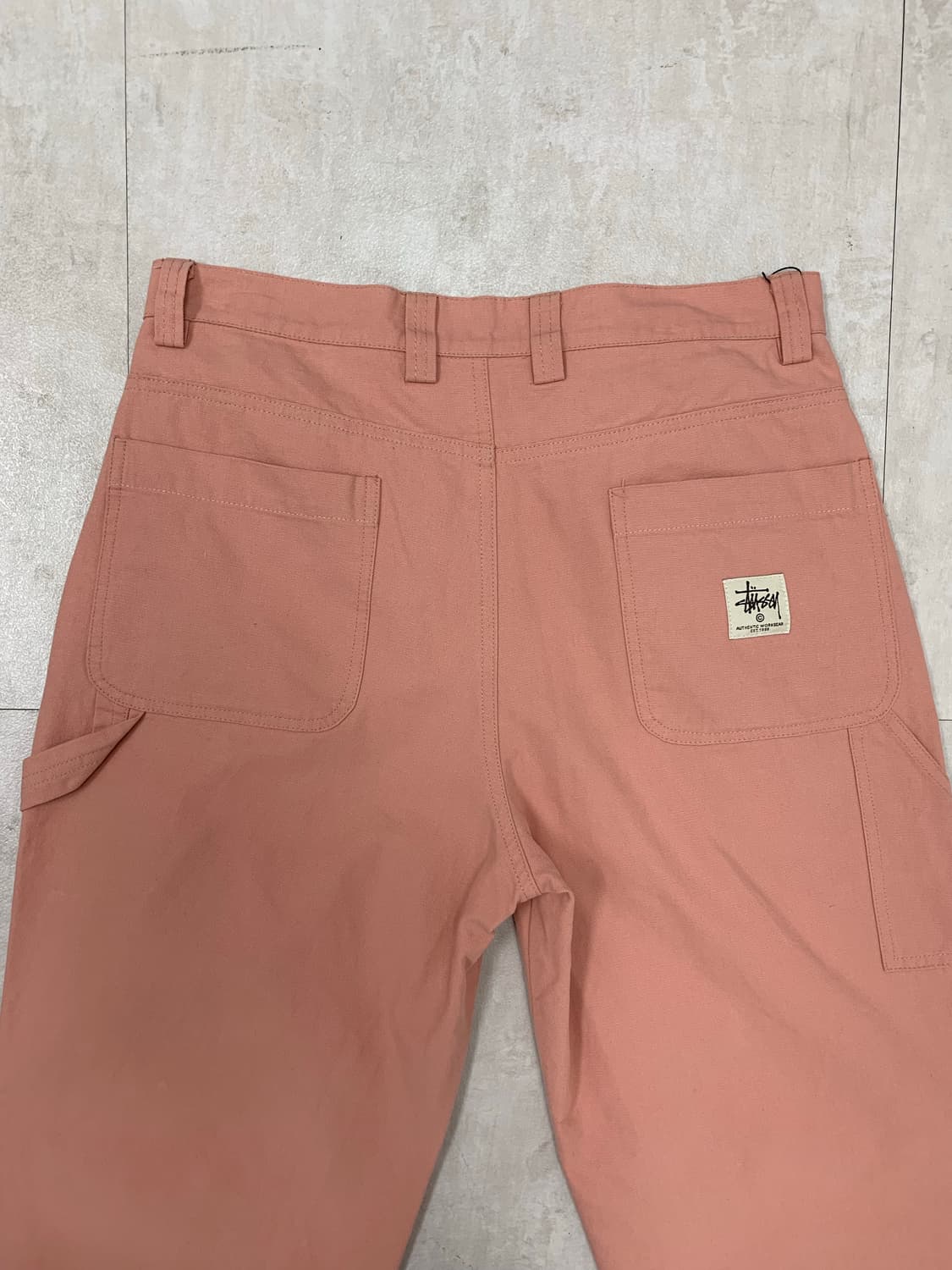 스투시 Bigol 더블니 카펜터 핑크 팬츠 상품이미지5