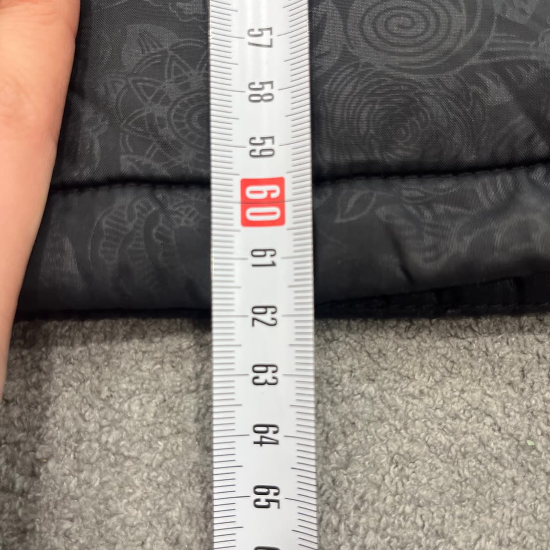 XL 노스페이스 블랙 플라워 패턴 패딩 자켓 상품이미지9