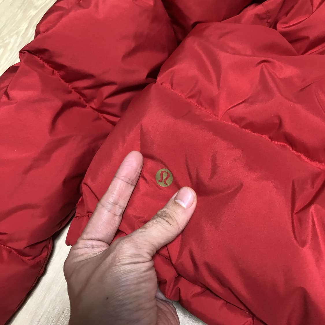 (우먼스 XL) 룰루레몬 lululemon 원더퍼프 크롭 패딩 자켓 레드 상품이미지8