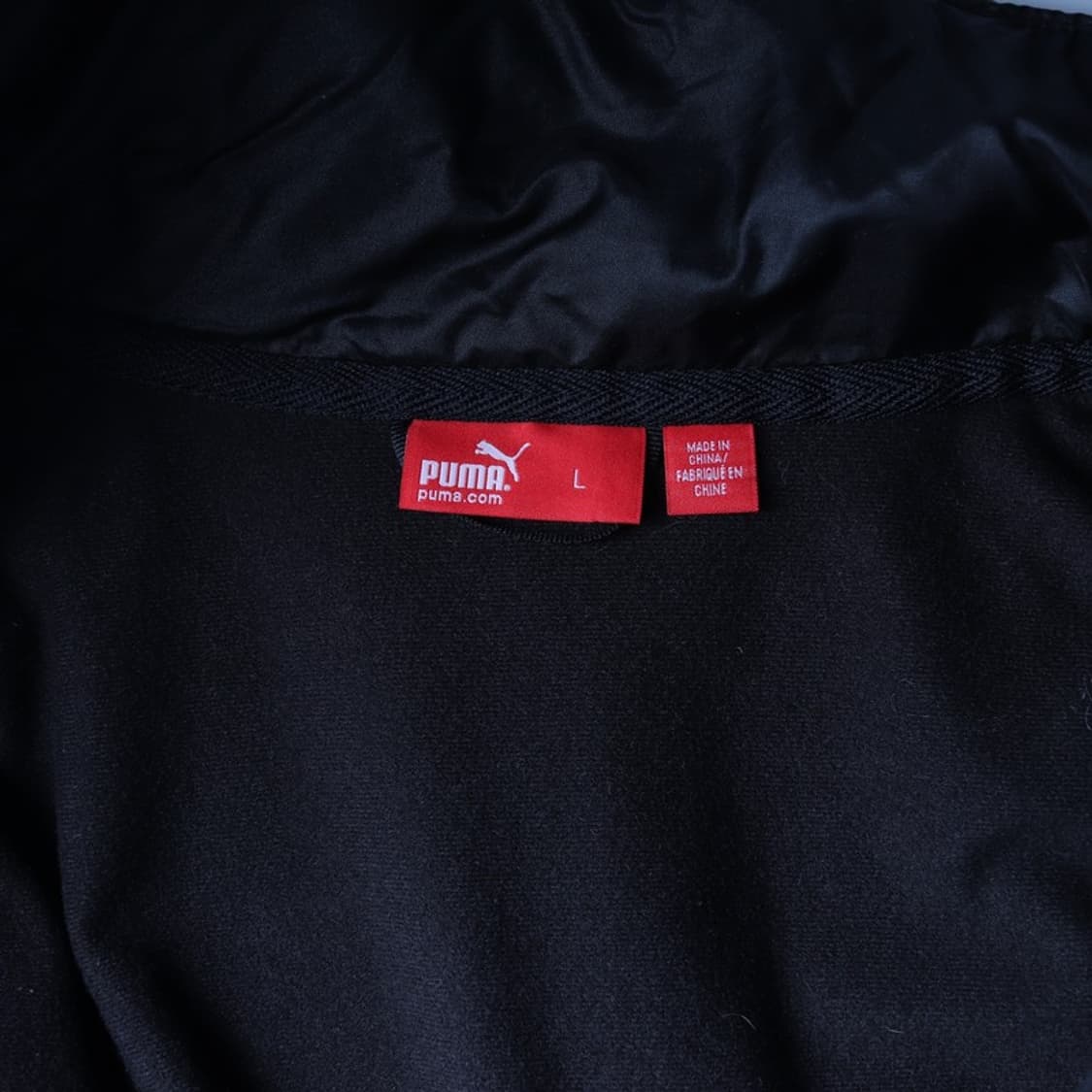 PUMA 빈티지 화이트 라인 솜 충전 웜업 자켓 L 상품이미지6