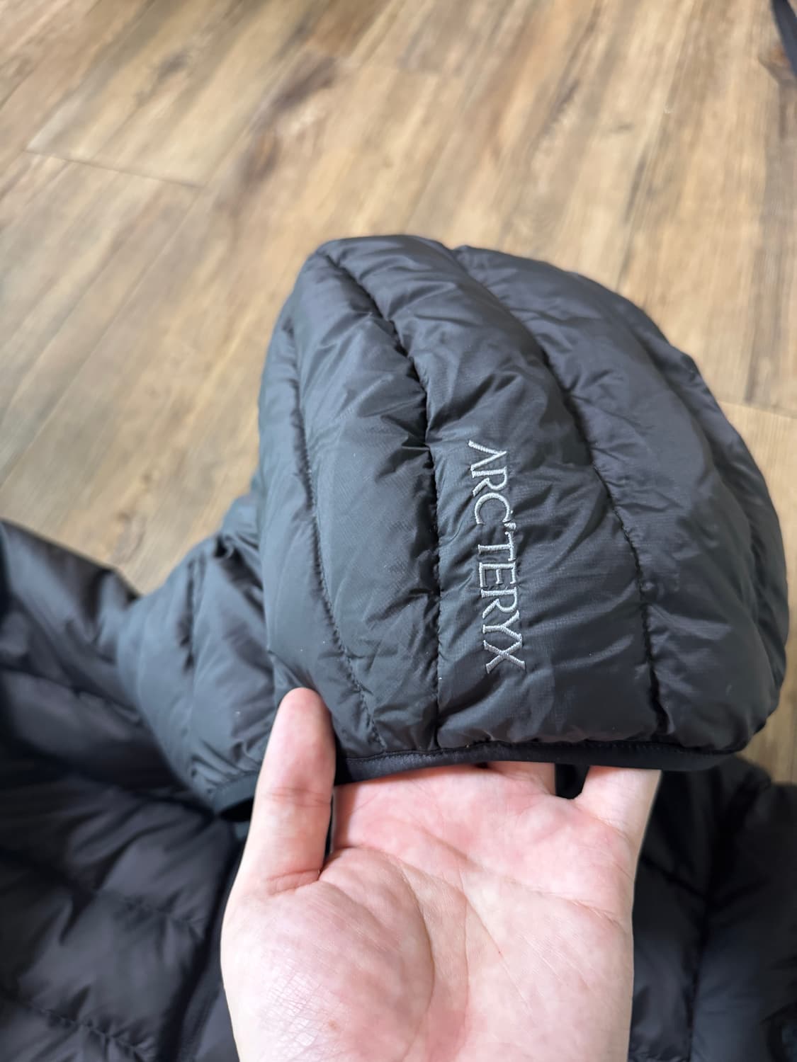 아크테릭스 25fw 세륨 후디 블랙 L 새제품 상품이미지3