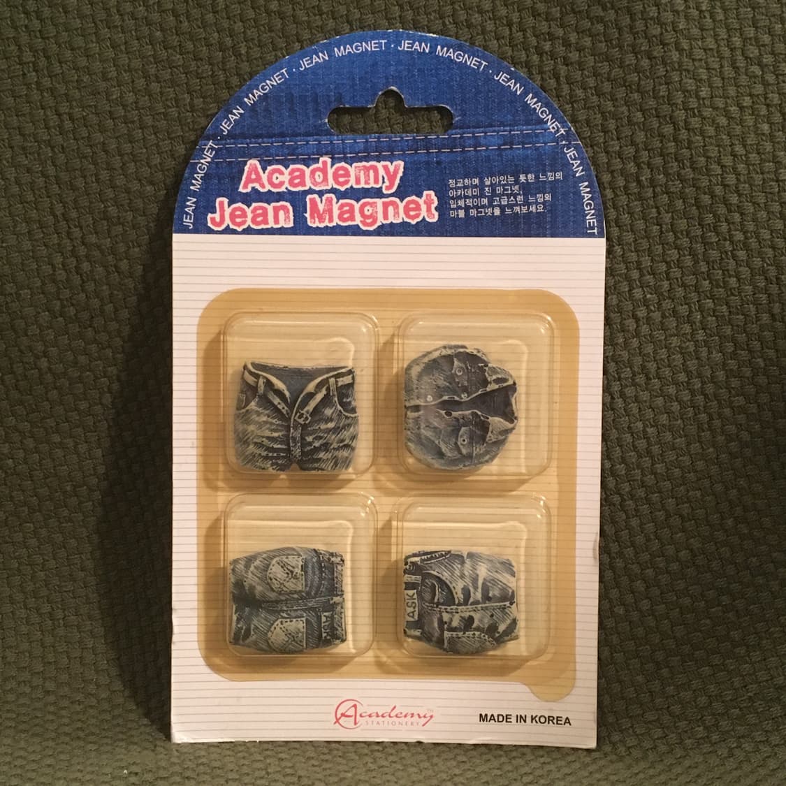 [고전문구] 빈티지 y2k 데님 마그넷 상품이미지3