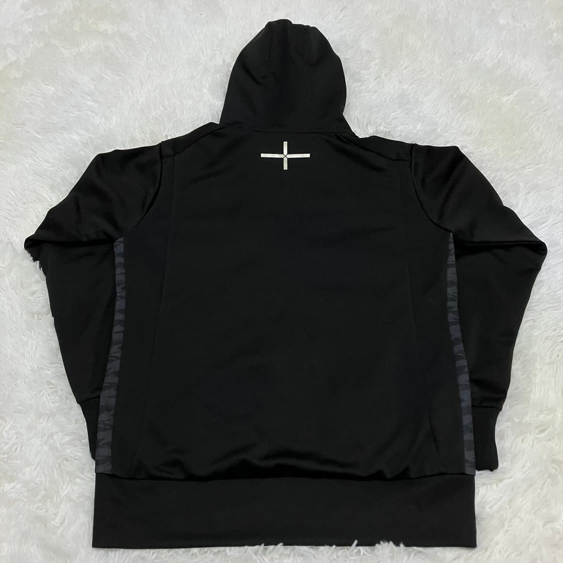 빈티지 어드미럴 블랙 밀리터리 후드 저지 864 y2k 스트릿 모리 갸루 상품이미지2