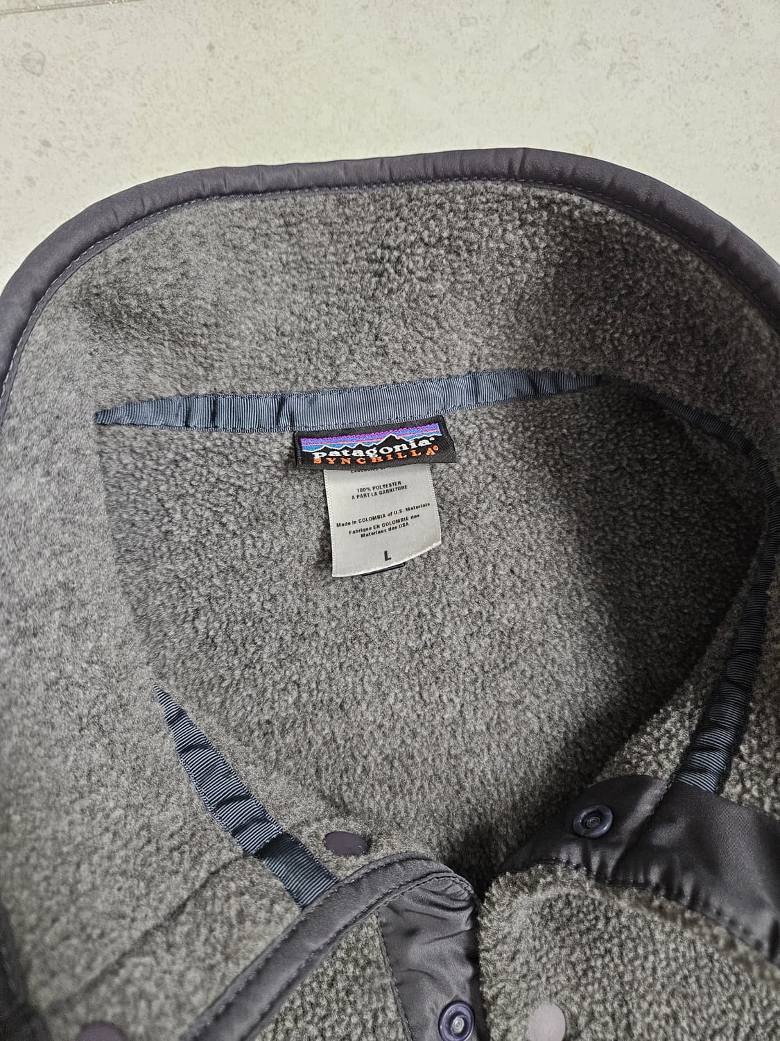 파타고니아 신칠라 L 그레이 상품이미지5
