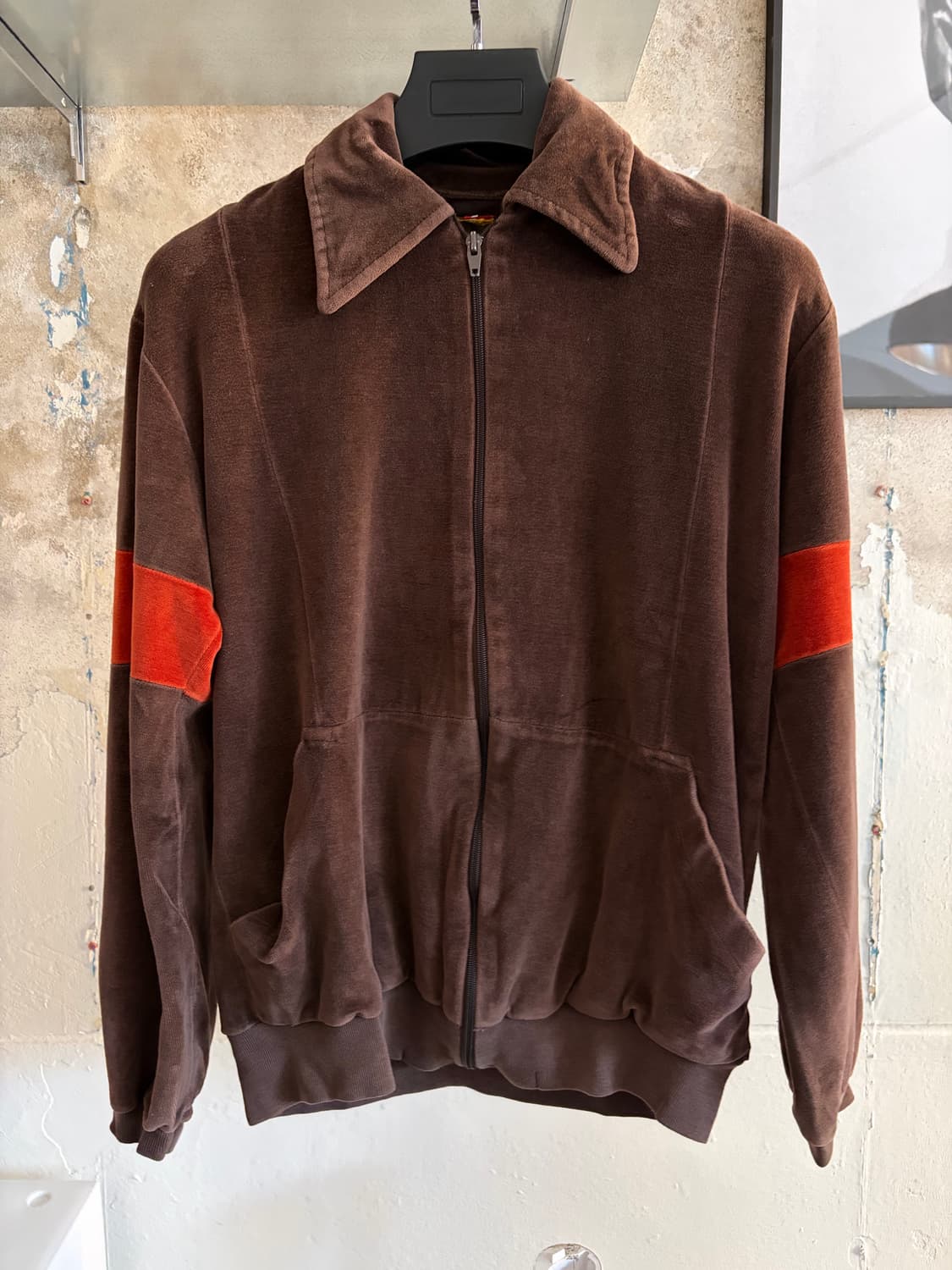 80s 벨루어 트랙 자켓 상품이미지1