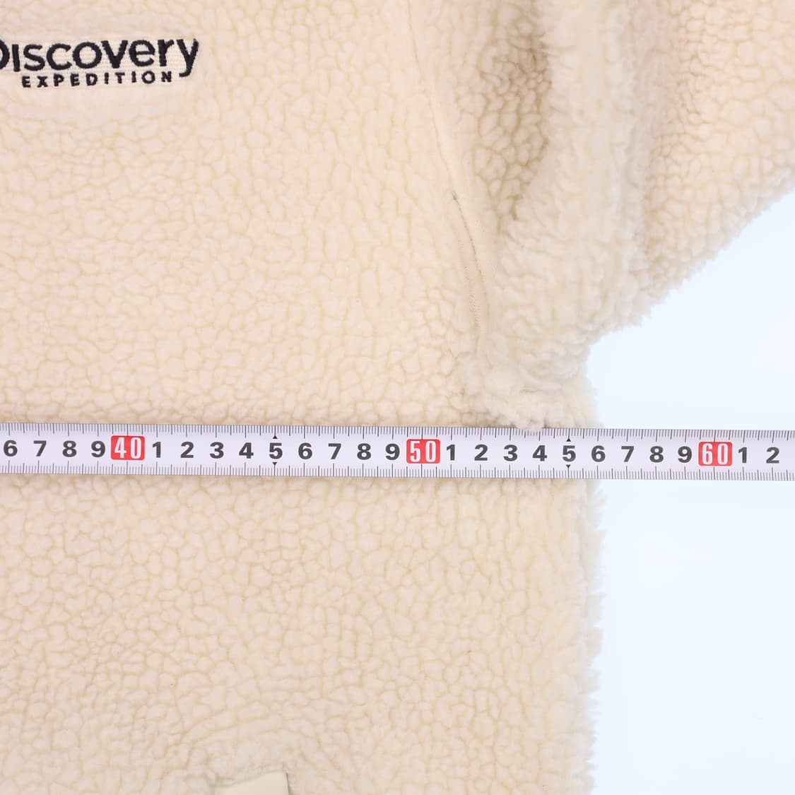 100 디스커버리 크림 뽀글이 플리스 집업 자켓 N7360 상품이미지6