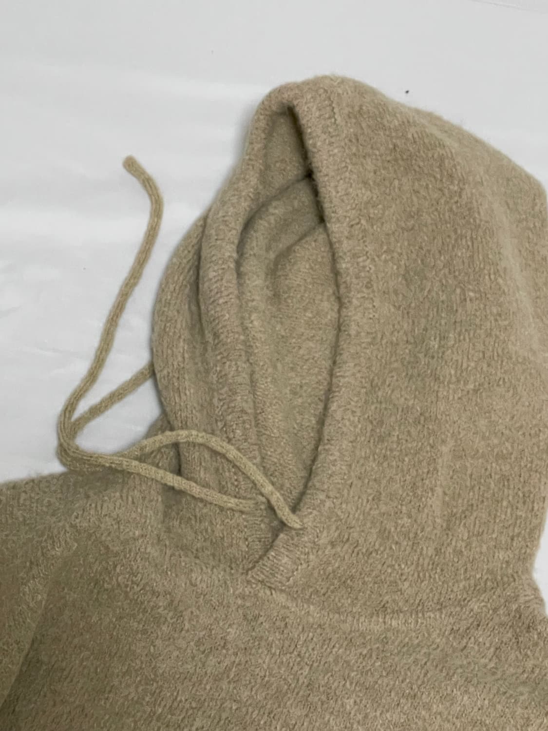 헤리티지플로스 CREST ALPACA HOODIE / Beige (M) 상품이미지4