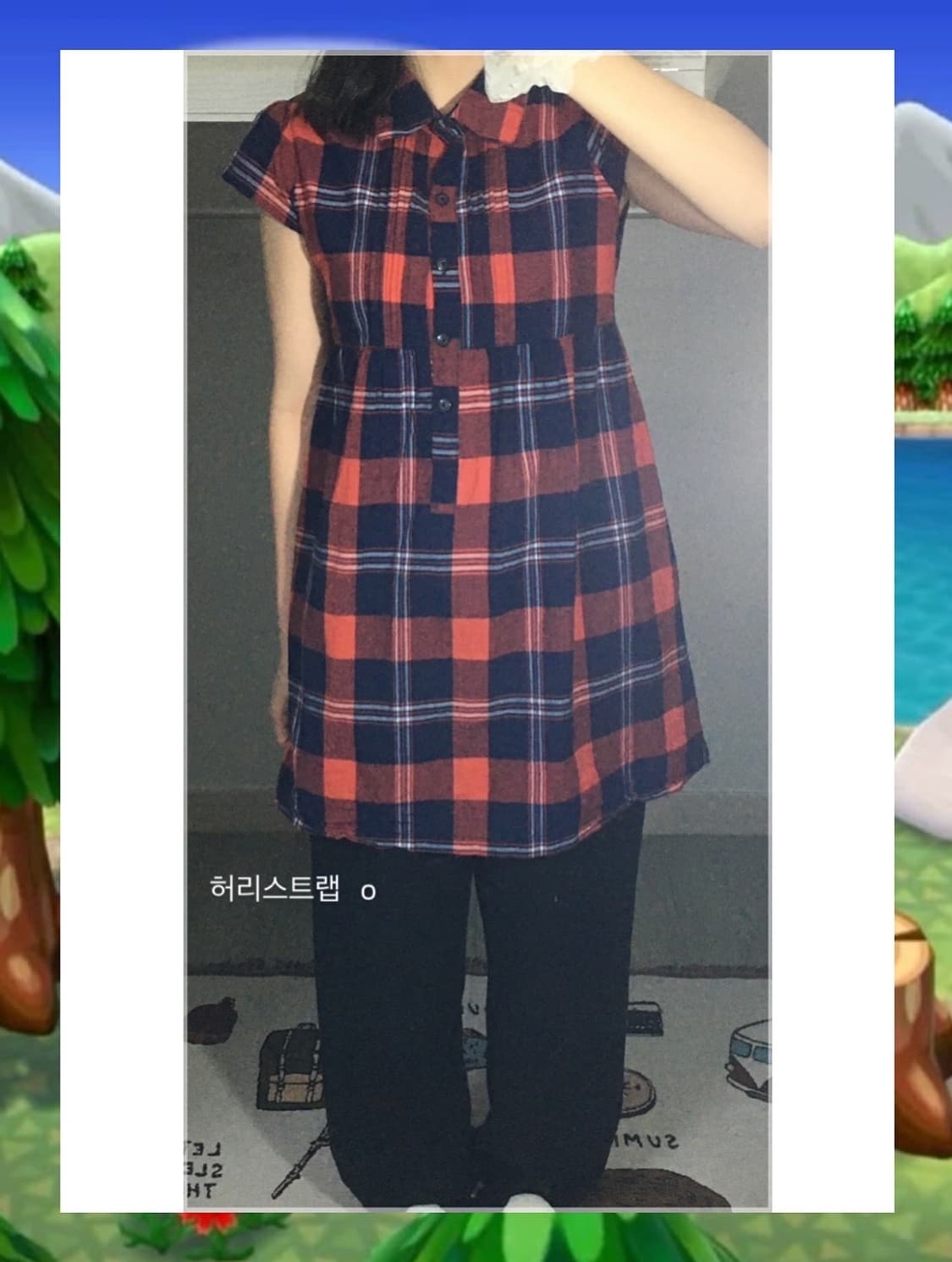 캐캐체 아무st❤️🖤 아방핏 체크 원피스 상품이미지2