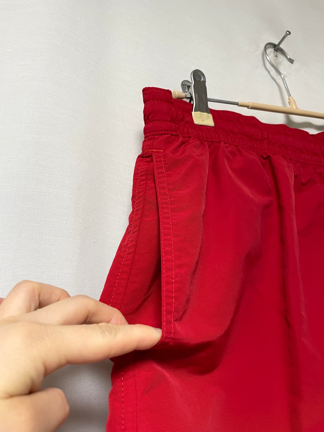 폴로 랄프로렌 나일론 밴딩 스윔 쇼츠 반바지 M _ 레드 상품이미지3