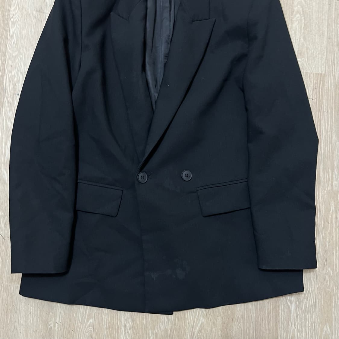 자라 남성 스탠다드 더블 블레이저 자켓 S/90  상품이미지3