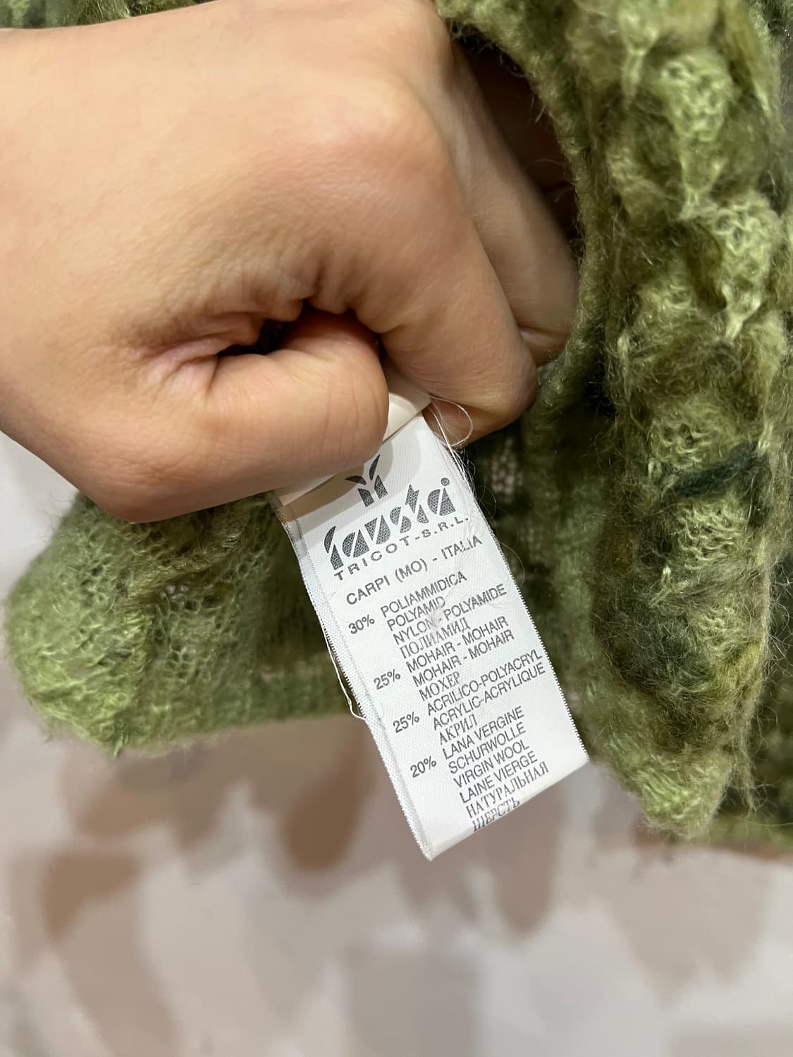 Made in ITALY 모헤어 니트  상품이미지6