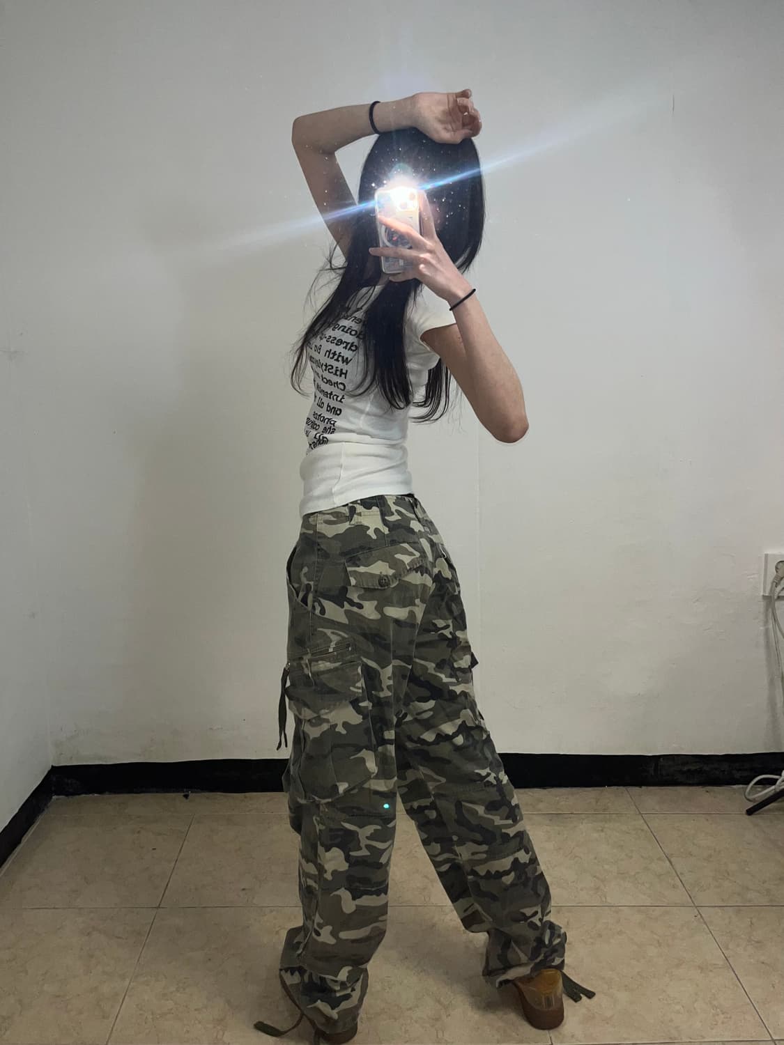 00‘s 카모 카고 팬츠 상품이미지3