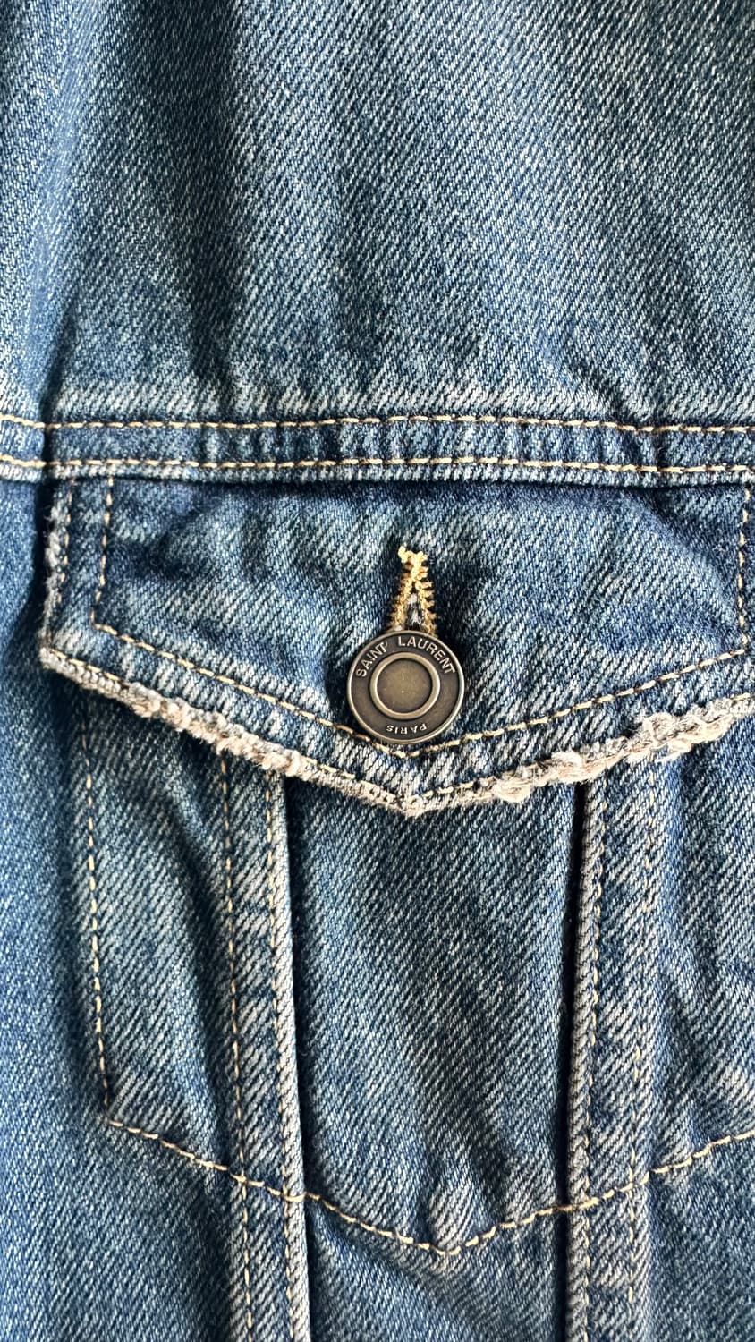 생로랑 데님자켓  상품이미지2