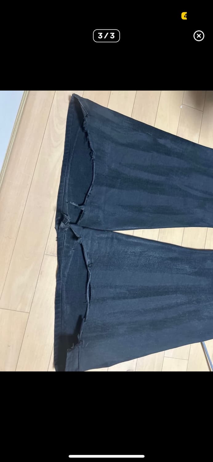 선데이오프클럽 waxed black denim 상품이미지3