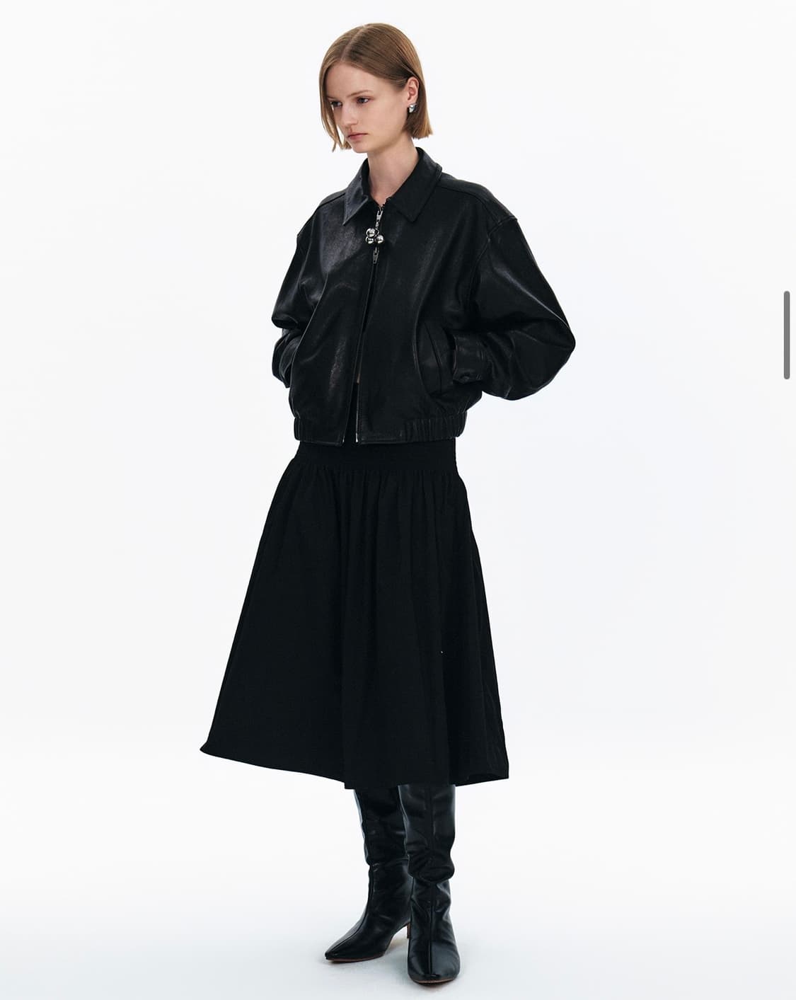 윤세 yunse ego leather jumper 레더 자켓 2사이즈 상품이미지1
