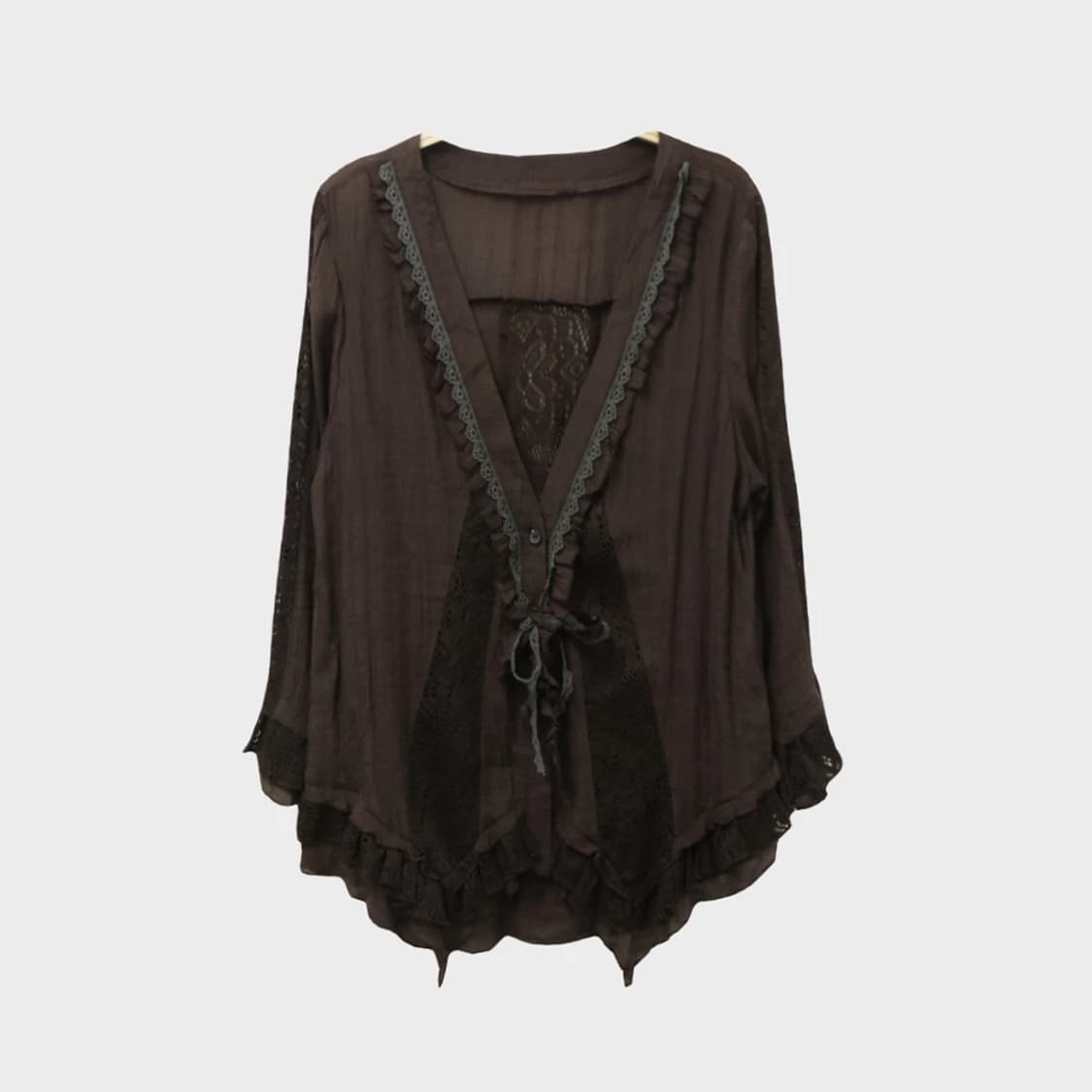 BURIKKO 레이스 블라우스 66733 상품이미지1