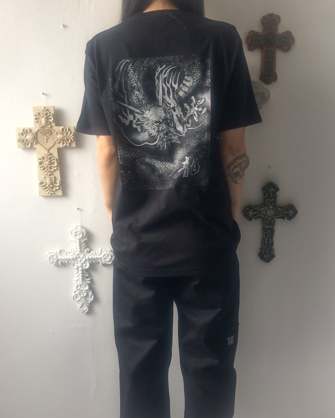 Dragon printing t shirt 상품이미지1